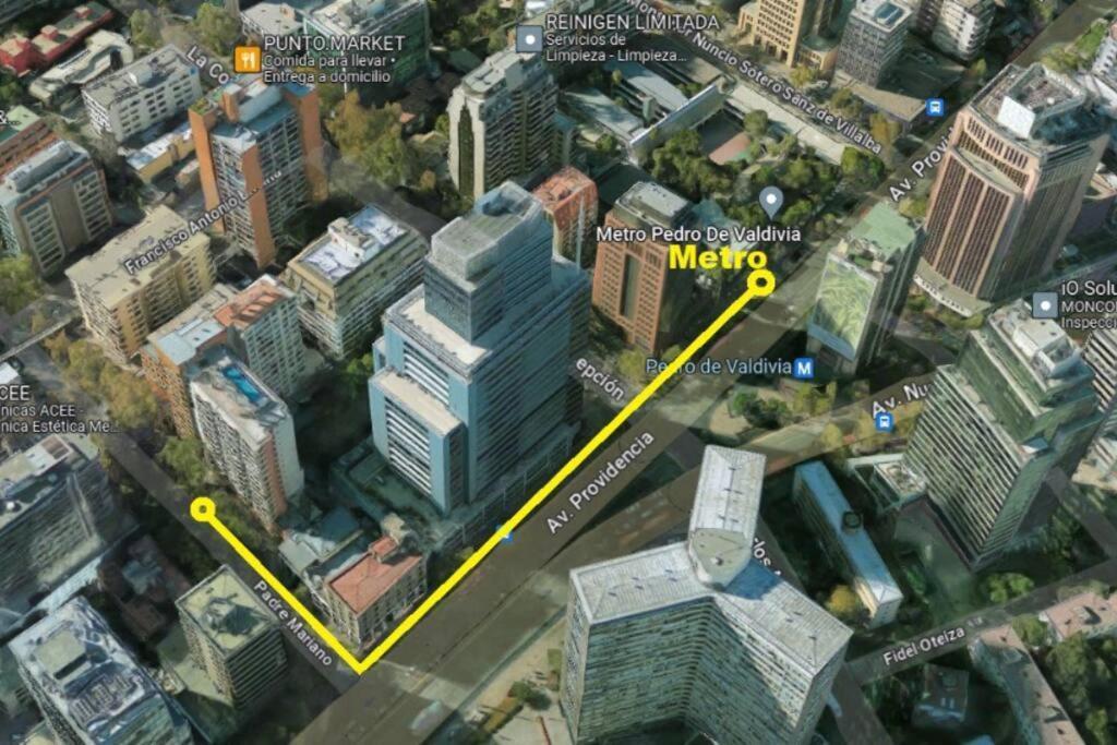 Providencia A Pasos Del Metro Pedro De Valdivia Apartment Santiago de Chile Bagian luar foto